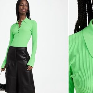 Ribbed knit sweater top